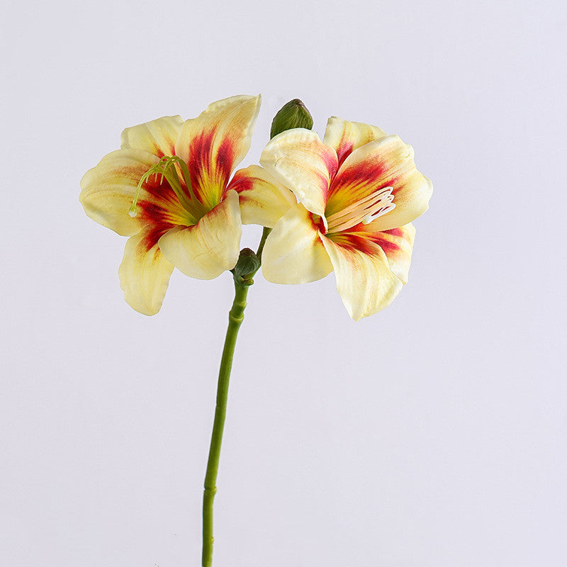 19.6 Inch Artificial Silk Hemerocallis Stems Bulk Flower Arrangements