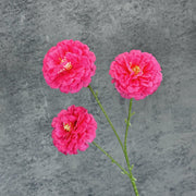 25 Inch Artificial Silk Hibiscus Stems 25 Pcs Bulk Wedding Flowers
