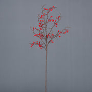 43 Inch Extra Long Artificial Holly Berry Stems Bulk 10 Pcs Silk Fruit Branches