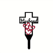Cemetery Memorial Cross Stake Iron Graveyard Marker Bulk Quantity Durable Artificial Material