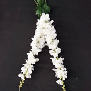 6 Pcs Extra Large 45" Artificial Hyacinth Flower Bouquet Bulk Faux Silk