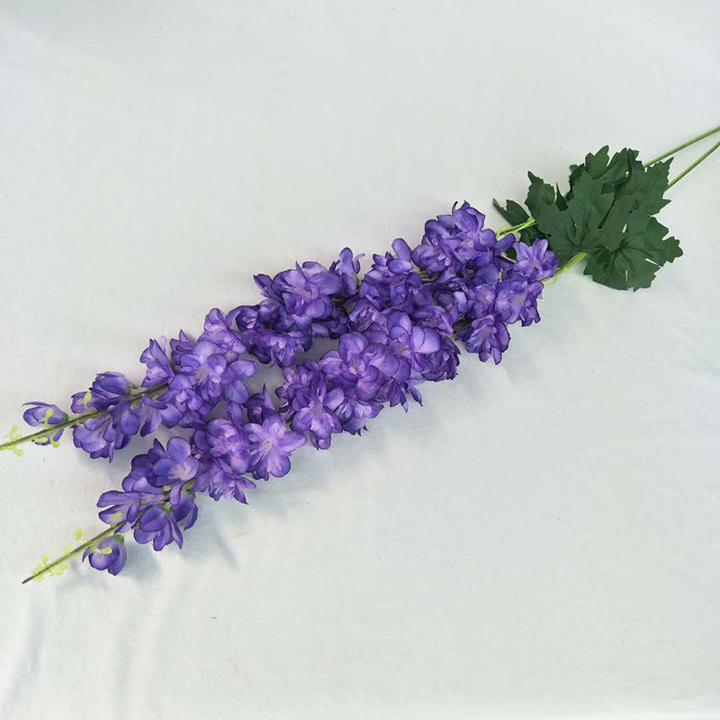 6 Pcs Extra Large 45" Artificial Hyacinth Flower Bouquet Bulk Faux Silk