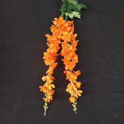 6 Pcs Extra Large 45" Artificial Hyacinth Flower Bouquet Bulk Faux Silk