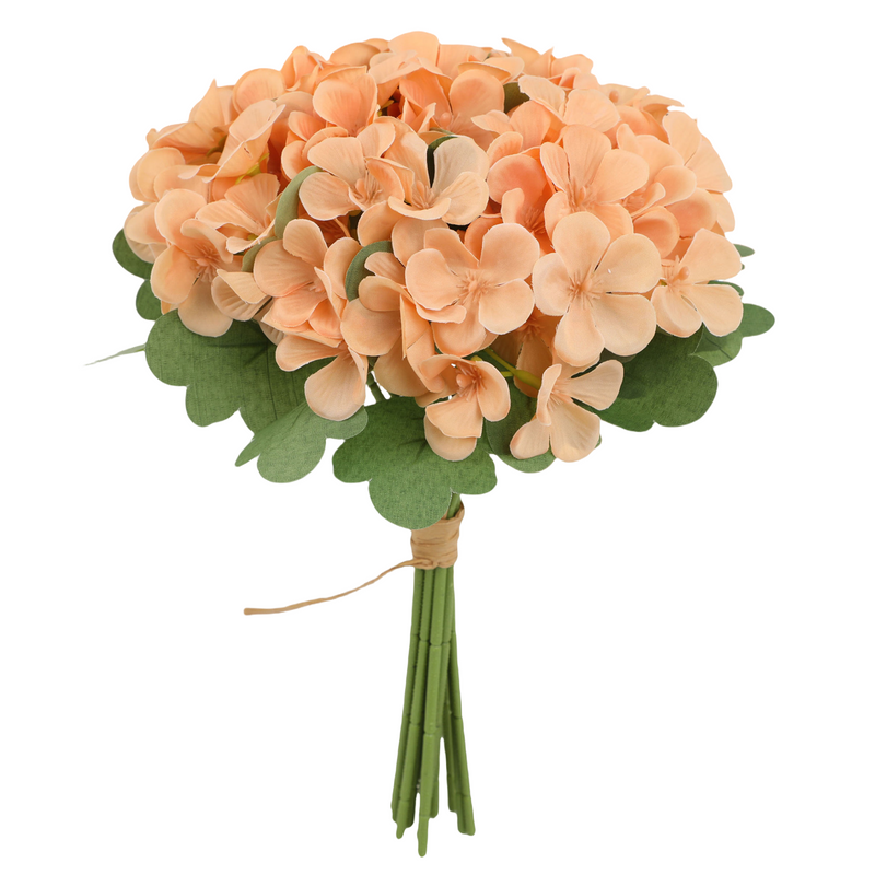 11.4 Inch Artificial Hydrangea Flowers Bouquet Bulk Bundle for Home Wedding Decor