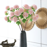 2 Pcs 32 Inch Artificial Hydrangea Spray Stems with 3 Flower Heads Silk Flowers