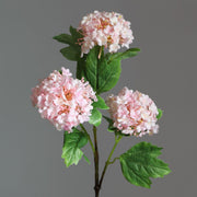 2 Pcs 32 Inch Artificial Hydrangea Spray Stems with 3 Flower Heads Silk Flowers