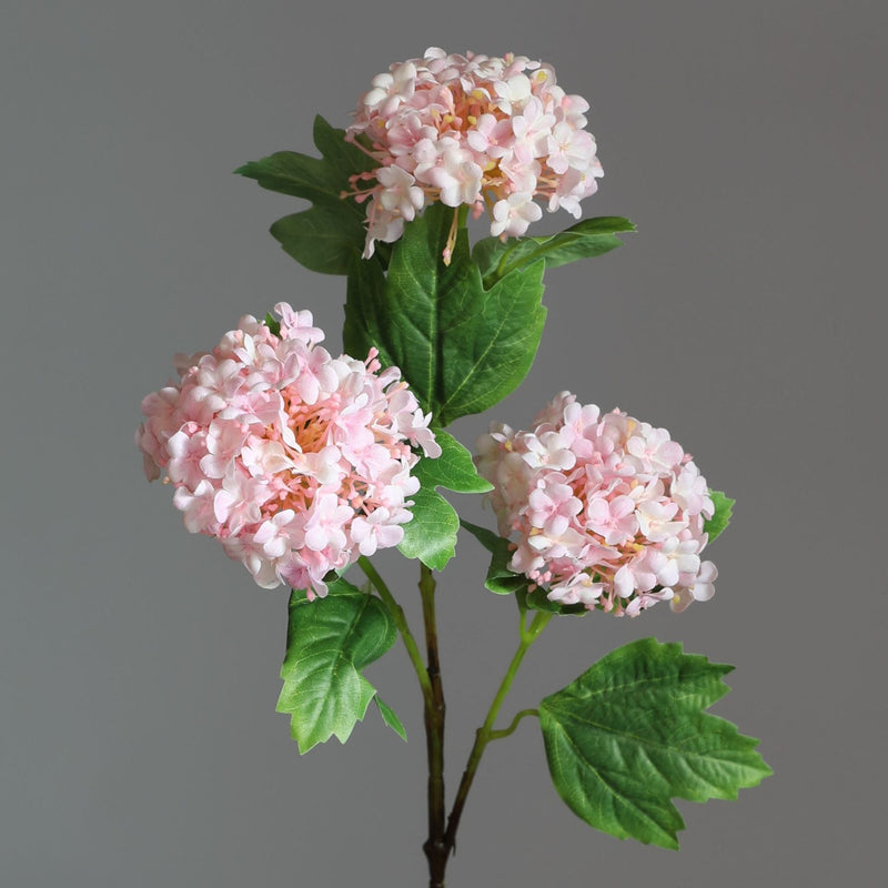 2 Pcs 32 Inch Artificial Hydrangea Spray Stems with 3 Flower Heads Silk Flowers