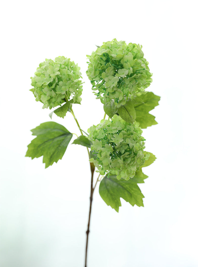 2 Pcs 32 Inch Artificial Hydrangea Spray Stems with 3 Flower Heads Silk Flowers