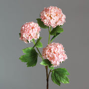 2 Pcs 32 Inch Artificial Hydrangea Spray Stems with 3 Flower Heads Silk Flowers