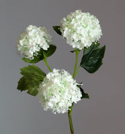 2 Pcs 32 Inch Artificial Hydrangea Spray Stems with 3 Flower Heads Silk Flowers