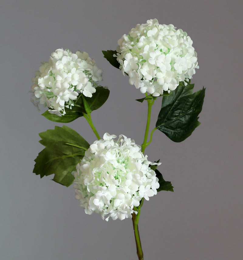 2 Pcs 32 Inch Artificial Hydrangea Spray Stems with 3 Flower Heads Silk Flowers