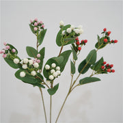 26.7 Inch Artificial Hypericum Berry Stems Bulk Pack Faux Hypericum Spray