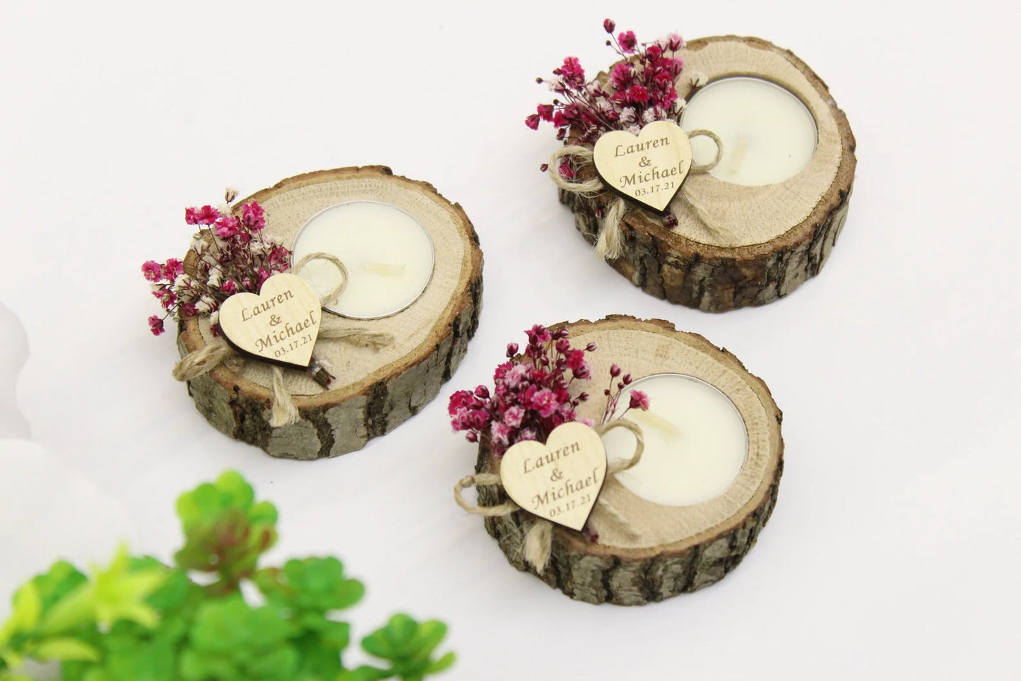 Premium Soy Wax Candles Gift Set 20 Pack Hand Poured Customizable Candles with Signboard for Wedding Baby Shower Home Decor