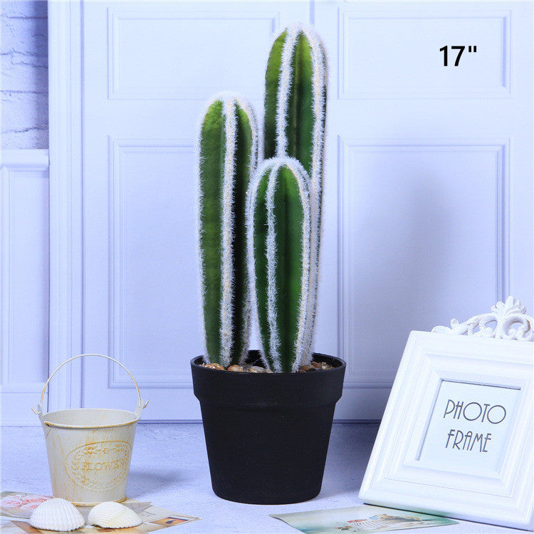 Artificial Cactus Plants 6 Pcs in Pot Bulk Wholesale Artificial Succulent Decor