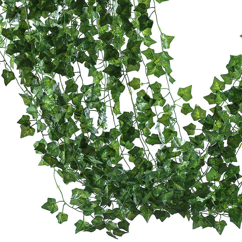 Artificial Ivy Leaf Vines 10 Pcs Silk Hanging Ivy Leaves for Home Kitchen Garden Wedding Wall Decor