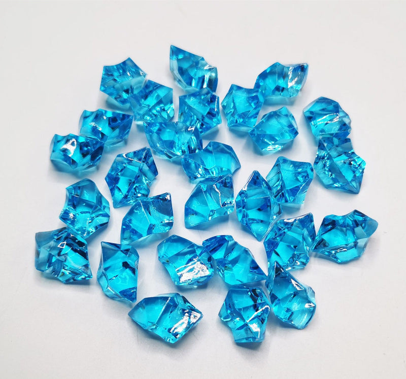 250 Pcs Crystal Vase Filler Ice Cubes Bulk Clear Acrylic Decorative Fillers for Arrangements
