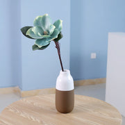 27.5 Inch Artificial Magnolia Stems 6 Pcs Bulk Silk Magnolia Flowers for Arrangements