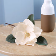 27.5 Inch Artificial Magnolia Stems 6 Pcs Bulk Silk Magnolia Flowers for Arrangements