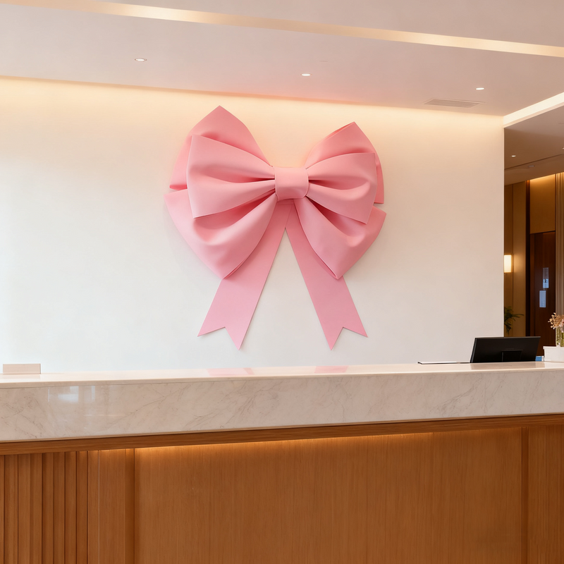 29 Inch Large Giant Artificial Bows Bowknots for Hotel Lobby Reception Bulk Quantity