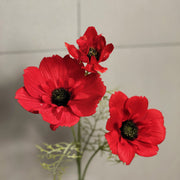 Large Daisy Cosmos Stems 12 Inch Real Touch Artificial Flowers Bulk Wholesale 10 Pcs