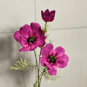 Large Daisy Cosmos Stems 12 Inch Real Touch Artificial Flowers Bulk Wholesale 10 Pcs