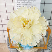 Large Silk Artificial Peony Flowers 10 Pcs 12 Inch Giant Bulk Wedding Floral Arrangements