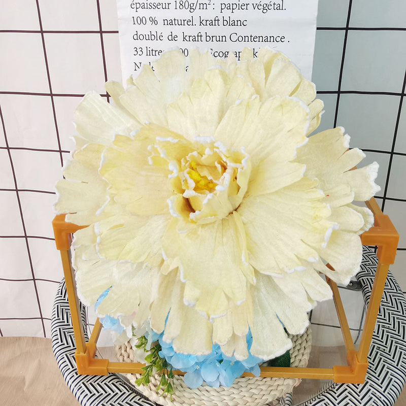 Large Silk Artificial Peony Flowers 10 Pcs 12 Inch Giant Bulk Wedding Floral Arrangements