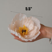 5 Pcs 5.5 Inch Artificial Silk Poppy Flower Heads for Wedding Gift Boxes DIY Decor