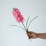 10 Pcs Artificial Hyacinth Stems 12 Inch Real Touch Pink Flowers for DIY Crafts