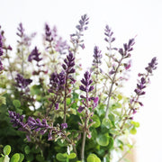 12 Inch Faux Lavender Bush 7 Stems Artificial Silk Plants for Outdoor Landscaping Bulk