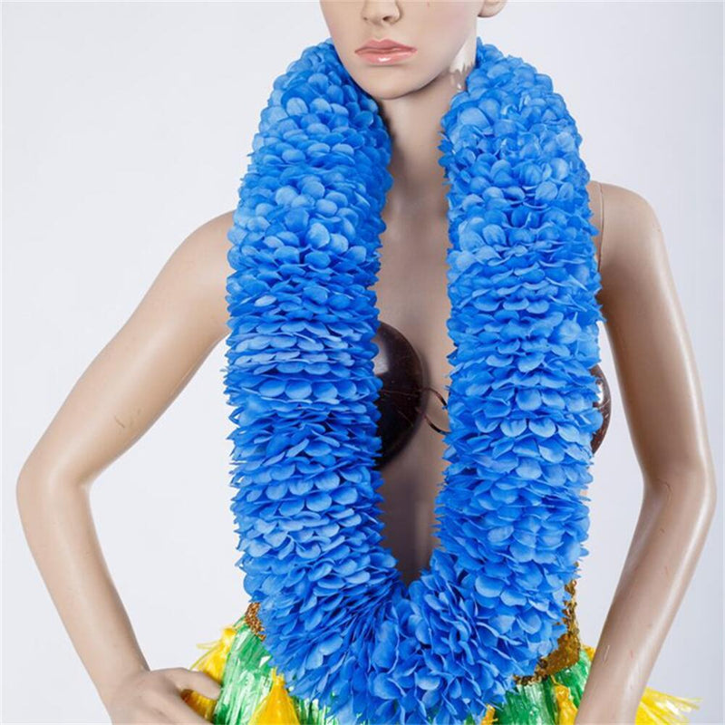 3 Sizes Bulk Tropical Floral Leis Garland Accessories for Men Women Children Hawaiian Luau Party