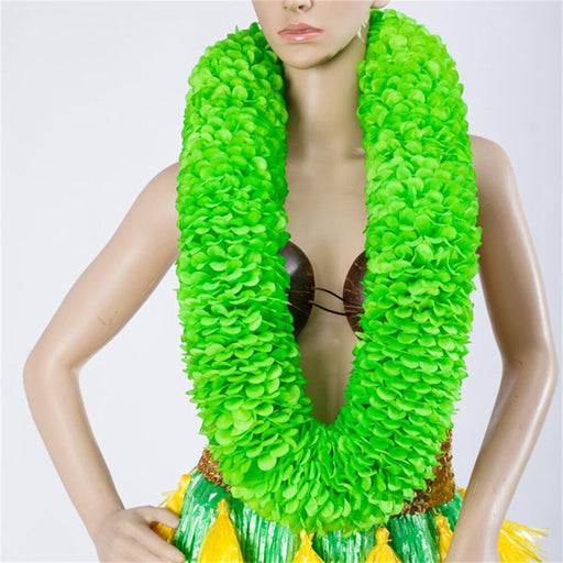 3 Sizes Bulk Tropical Floral Leis Garland Accessories for Men Women Children Hawaiian Luau Party