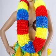 3 Sizes Bulk Tropical Floral Leis Garland Accessories for Men Women Children Hawaiian Luau Party