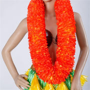3 Sizes Bulk Tropical Floral Leis Garland Accessories for Men Women Children Hawaiian Luau Party