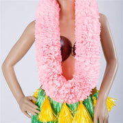 3 Sizes Bulk Tropical Floral Leis Garland Accessories for Men Women Children Hawaiian Luau Party