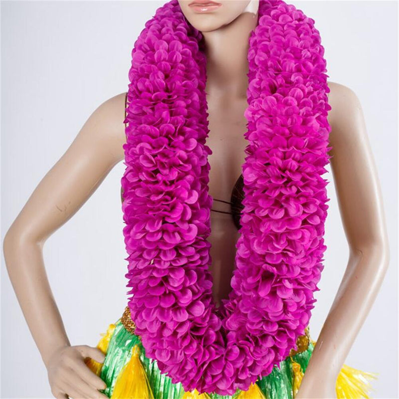 3 Sizes Bulk Tropical Floral Leis Garland Accessories for Men Women Children Hawaiian Luau Party