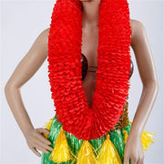 3 Sizes Bulk Tropical Floral Leis Garland Accessories for Men Women Children Hawaiian Luau Party