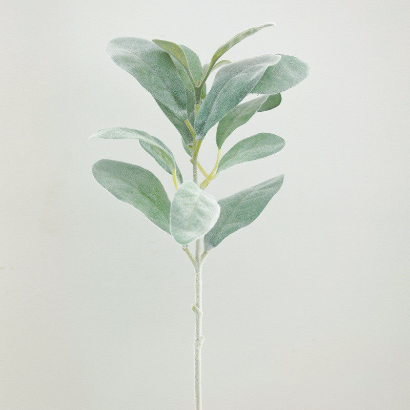 13 Inch Artificial Lemon Leaf Stems, 10 Pcs Bulk Autumn Craft Wedding Foliage
