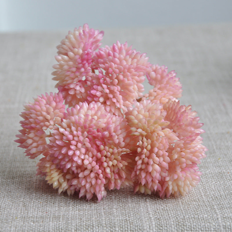 13 Colors 8 Inch Artificial Succulent Stems Bulk Pack Lifelike Silk Plants