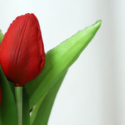 10 Pcs Artificial Silk Tulips in Pot, Lifelike Potted Tulip Bonsai, Bulk Wholesale