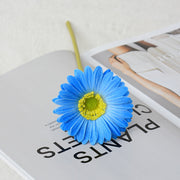 11.8 Inch Artificial Gerbera Daisy Stems, 6 Pcs Real Touch PU Flowers with Bendable Stems for Wedding Bouquets and Home Decor