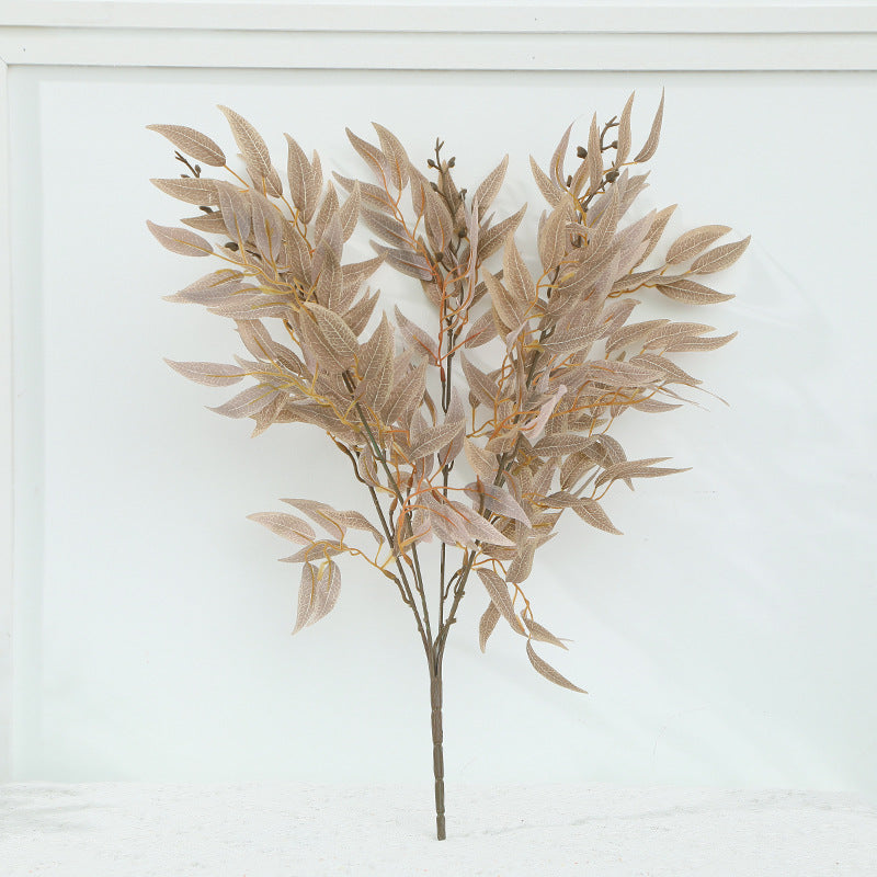 21 Inch Artificial Willow Bush Twigs with Buds Greenery Plant Spray, Bulk Quantity
