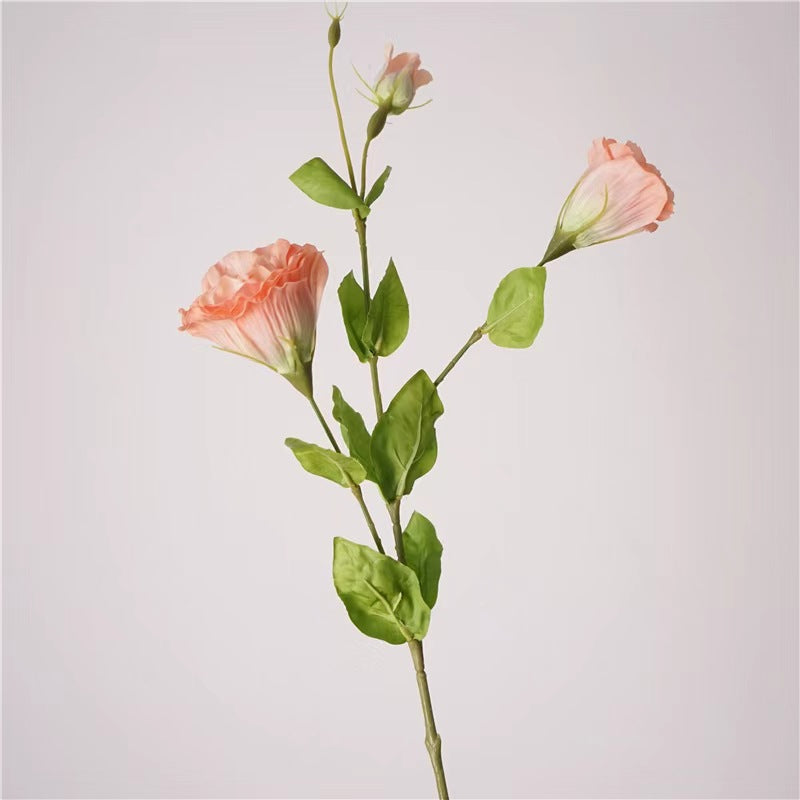 19.6 Inch Real Touch Lisianthus Artificial Silk Flowers for Wedding Home Decor