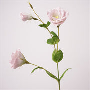19.6 Inch Real Touch Lisianthus Artificial Silk Flowers for Wedding Home Decor