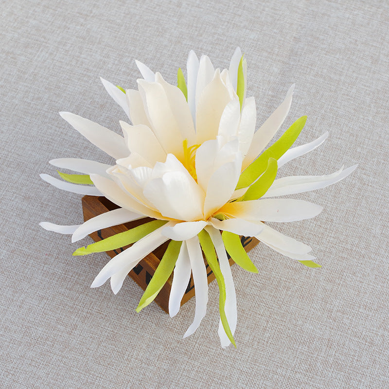 Epiphyllum Silk Flower Heads Bulk for DIY Wedding Bouquets Centerpieces Baby Shower Party Decorations