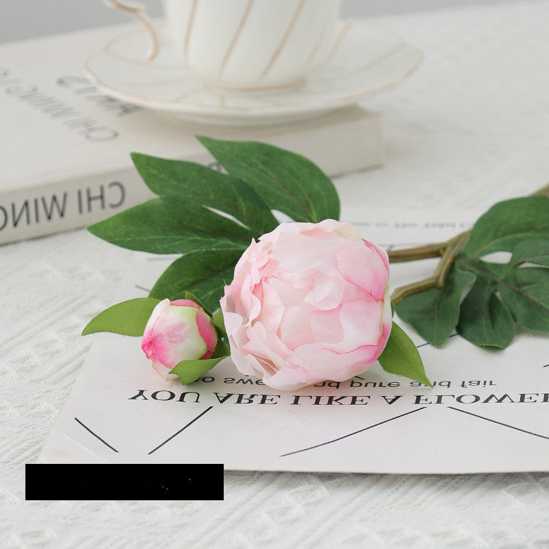 18.5 Inch Artificial Silk Peony Bud Stems, 10 Pcs Lifelike Flowers for Wedding Decor, Home Arrangements, DIY Bouquets