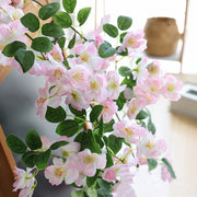69 Inch Artificial Pink Cherry Blossom Vine for Spring Decor, Bulk Quantity