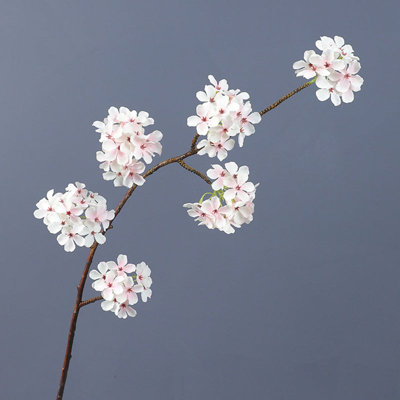 35 Inch Artificial Silk Pear Blossom Stems, 10 Pcs Extra Long Spring Flowers