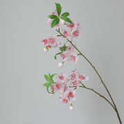 32 Inch Plum Blossom Branch 10 Pcs Artificial Silk Flowers Bulk Spring Decor