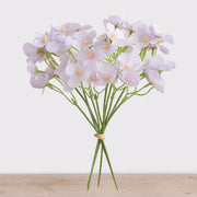 9.5 Inch Artificial Hydrangea Stems Bundle 10 Pcs Bulk for Wedding Crafts